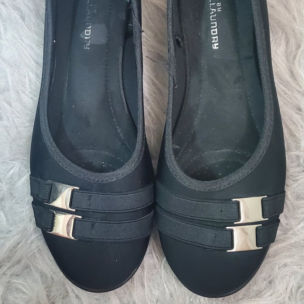 CL by Laundry Black Sz 7 Flats